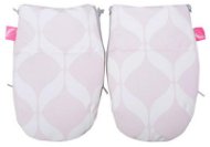 MOTHERHOOD Rukavice na kočárek Softshell Classics Pink 1 pár - Pushchair Gloves