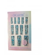 Leventi Artificial adhesive nails with decoration and adhesive surface 12 pcs - False Nails