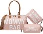MXM Mommy bag, růžová, set 3ks - Sada