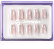 GloryStyles Stick-on nails 30 pcs, light pearl - False Nails
