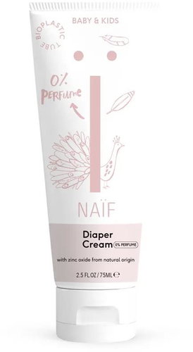NAIF Nappy rash cream without perfume natural 75 ml - Nappy cream - Main image