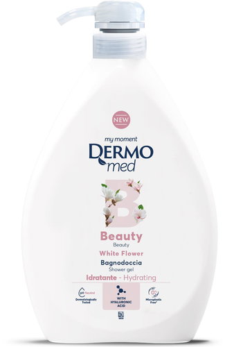 DERMOMED Bagnodoccia Beauty shower gel white flowers 1 l - Shower Gel - Main image