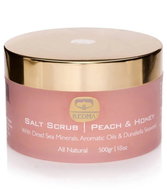 KEDMA Salt Scrub Peach & Honey 350 g - Body Scrub