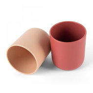 Dantoy Tiny Bio Cups Nude/Red 2 pcs 0 m+ - Baby cup