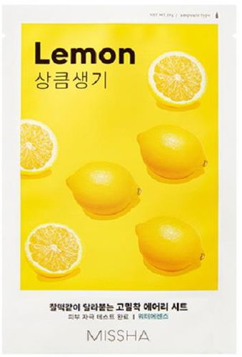 MISSHA Airy Fit Sheet Mask Lemon 19 g - Pleťová maska - Hlavní obrázek
