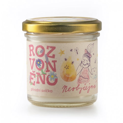 Rozvoněno Svíčka bez vůně - Neobyčejná 130 ml - Svíčka - Main image