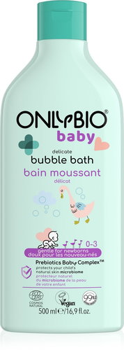 OnlyBio Jemná pěna do koupele pro miminka 500 ml - Bath Foam - Main image