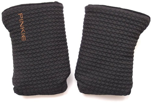 Pinkie Stroller Gloves Small Black Comb - Pushchair Gloves - Main image