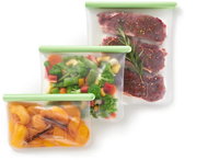 Lékué Kit 3 Flat Reusable Bags Set of silicone food bags 3 pcs - Food Storage Bags
