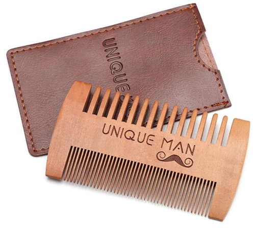Gaira W011 Dřevěný hřeben na vousy - Beard Comb - Main image