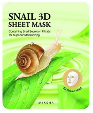 MISSHA Snail 3D Sheet Mask 23 g - Pleťová maska - Hlavní obrázek
