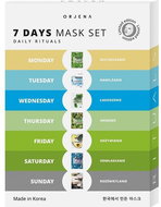 ORJENA 7 Days Mask Set Daily Rituals I - Face Mask