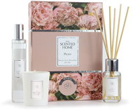 Gift set Peony Diffuser 50 ml, candle 70 g and home spray 50 ml - Reed Diffuser