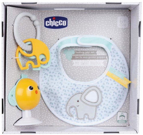 CHICCO Gift Set Doudou 6 m+ - Bib - Main image