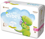 BATIST Elibell Baby Diapers, 4-8 kg ( 38 pcs ) - Disposable Nappies