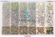 GloryStyles Box s křišťálovými kamínky na nehty - Zdobení na nehty