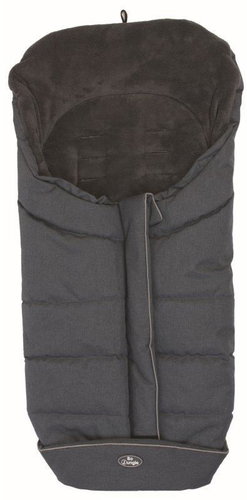 Bo Jungle Fusak B-Thermo Dark Grey / Black - Stroller Footmuff - Main image