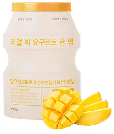 A'PIEU Real Big Yogurt One-Bottle Mango - Face Mask - Main image
