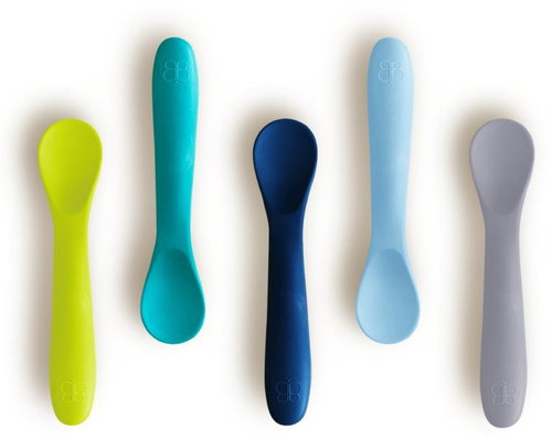 BBLÜV Spoön 5 pcs blue - Spoon set - Main image