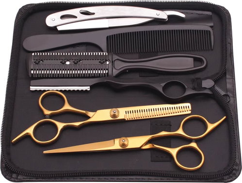 Empt Professional Hairdressing Scissors 6in1 Gold Edition - Hairdressing Set - Main image