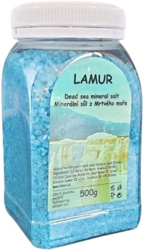 Lamur Dead Sea salt with diamond, 500 g - Bath Salt - Main image