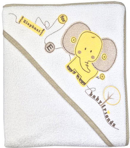 Marini Printed thermo bag 80 × 80 cm, white - Children's Bath Towel - Main image
