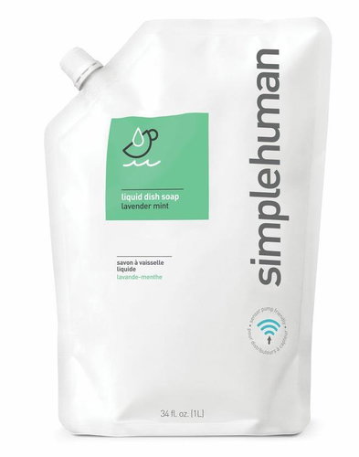 Simplehuman Tekutý přípravek na nádobí 1 l, náhradní náplň s vůní levandule - Dish Soap - Main image