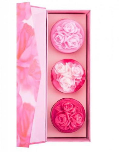 Biofresh Gift set - 3 handmade soaps Rose of Bulgaria - Cosmetic Gift Set - Main image