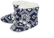 Excellent Children's insulated slippers with lamb size 20/21 - blue - Baby Booties