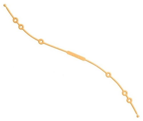 Saro Baby Universal Silicone Lanyard Mustard - Stroller accessories - Main image