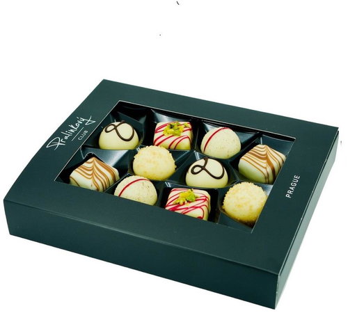 Praline Club - Pralines Selection 10 pcs White Chocolate - Box of Chocolates - Main image