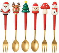 eCa LYZ5 Christmas set of spoons and forks 6 pcs - Children's Kit