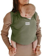 Babylonia Carrier TRICOT-SLEN COOL Khaki Green - Baby carrier wrap