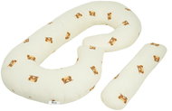 Flumi Maternity pillow type C, cream with teddy bears - Nursing Pillow
