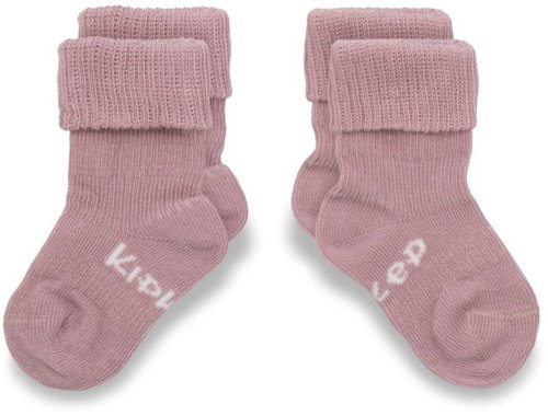 KipKep Stay-on-Socks 12-18m 2 pairs Mauve - Socks - Main image