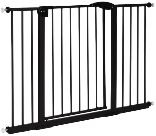 EcoToys SG-012-B Safety barrier 74 - 132 cm, black - Child Restraint - Main image