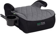 EcoToys RDCF04-ISO ISOFIX i-Size booster seat for children 125-150 cm, drink holder, black and grey - Booster Seat