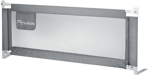 Nukido NK-227 Bed protection barrier 200 cm, grey - Crib Bumper - Main image