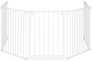ECOTOYS SF-015-W Safety barrier, playpen, 5 panels, 300 cm, metal, white - Child Restraint