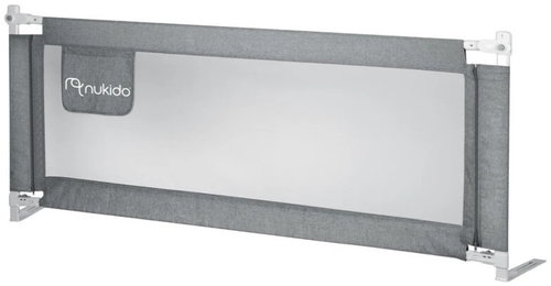 Nukido NK-227 Bed protection barrier 180 cm, grey - Crib Bumper - Main image