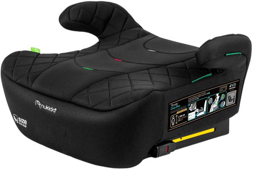 Nukido 710200 Louis ISOFIX car seat, i-Size 125-150 cm, 22-36 kg, black - Booster Seat - Main image