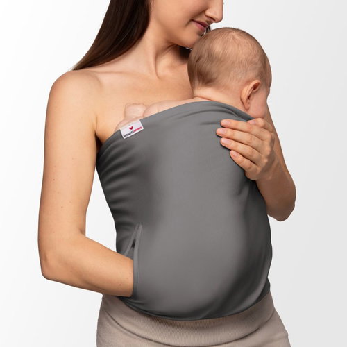 Wonermom Bonding Band Skin to Skin Grey - Kerchief - Main image