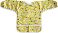 GaGa's Bib with sleeves Yellow zebra - Bib