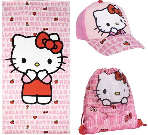 Cerda Hello Kitty: Poses - Plážová sada - Dětská osuška - Hlavní obrázek
