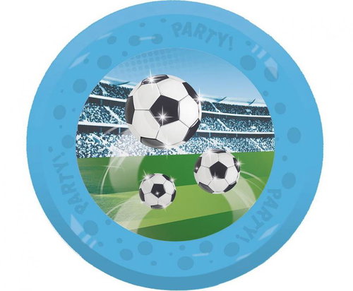 GoDan Plastic plates FOTBAL, 21 cm, 4 pcs - Children's Plate - Main image
