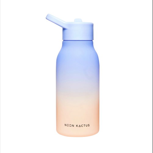 Neon Kactus Children's Tritan Bottle, 340ml, Purple/Orange - Children's Water Bottle - Main image