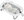 Bathtub with Thermometer and Insert, White/Grey
