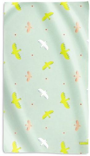 Saro Baby Microfibre Towel 90 × 160cm Tropicool Green - Children's Bath Towel - Main image
