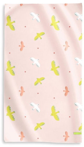 Saro Baby Microfibre Towel 90 × 160 cm Tropicool Pink - Children's Bath Towel - Main image