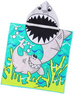 For Kids Dětské pončo 60 × 120 cm - Šedý žralok - Children's Bath Towel